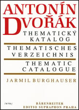Antonin Dvorak Thematisches Verzeichnis book cover